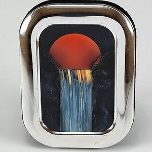 Miniature Glossy "Waterfall" Print with Frame by artist Jason Girard